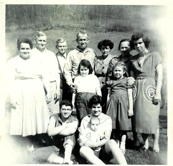  Lankford & Ellen Harbert & Family - Aug 1957 